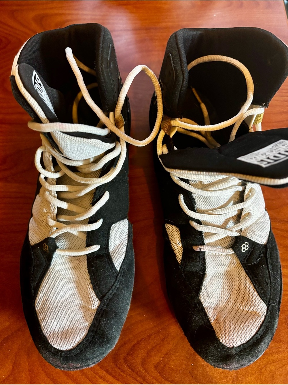 Men’s RUDIS Jordan Burroughs JB1 Wrestling Shoes - size 10 & Cliff Keen Headgear